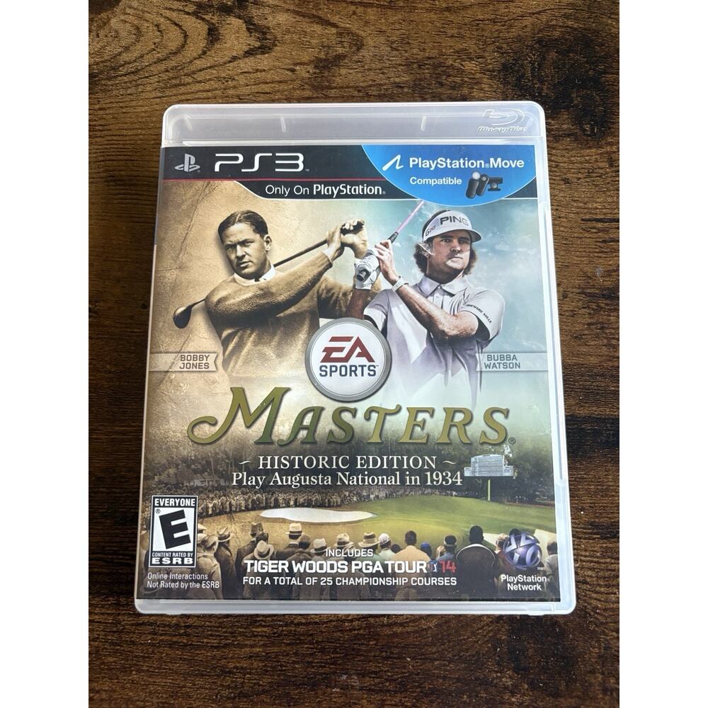 Tiger Woods PGA Tour 14 Masters Historic Edition Sony Playstation 3 PS3 Game
